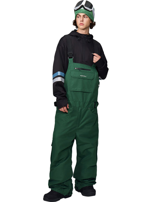 【10月上旬発送予定】 ASHGREEM アッシュグリーム スノーボードウェア ビッグビブパンツ AGP-1341